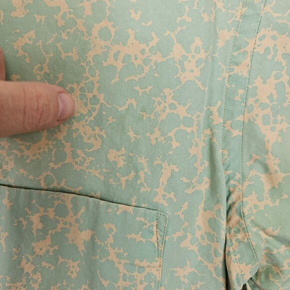 Comme des Garcons Shirt Mens M Seafoam Green Designer France Button Down Shirt - Picture 6 of 9